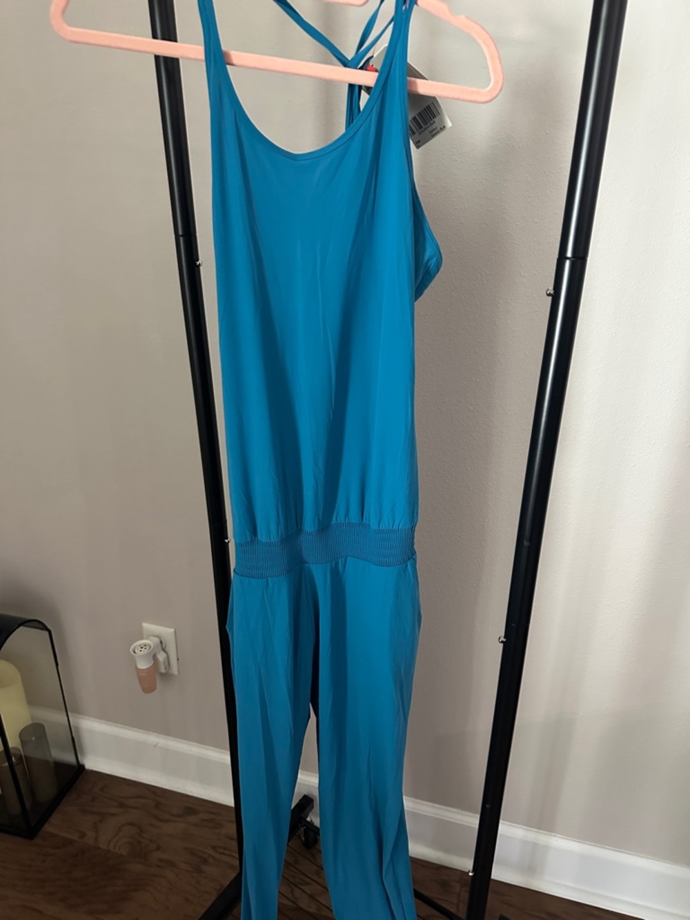 Sweaty Betty Teal Sleeveless Jumpsuit